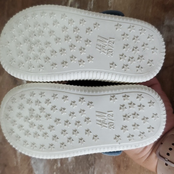 H&M cotton canvas light blue sandals size 5.5 - Picture 5 of 13